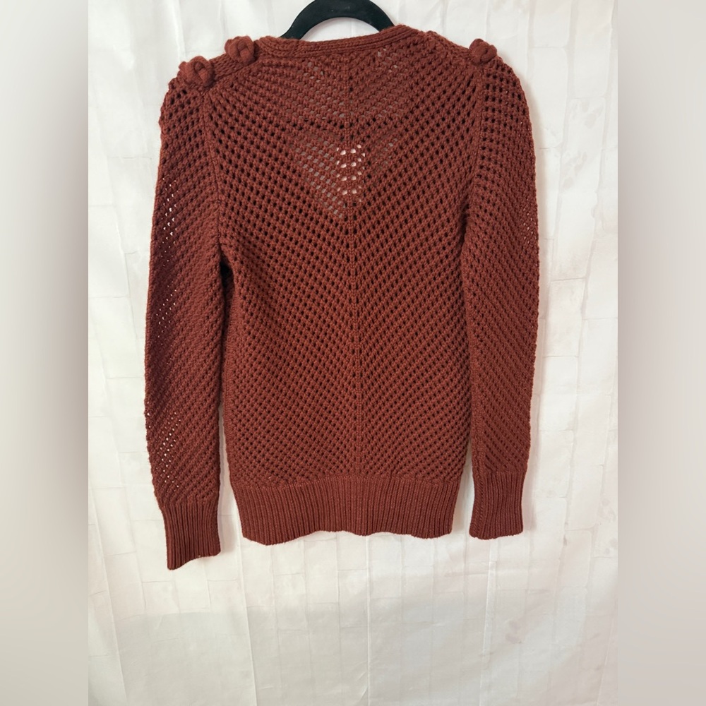 Banana Republic V-Neck Cashmere Sweater - Deep Burgundy - Picture 4 of 7